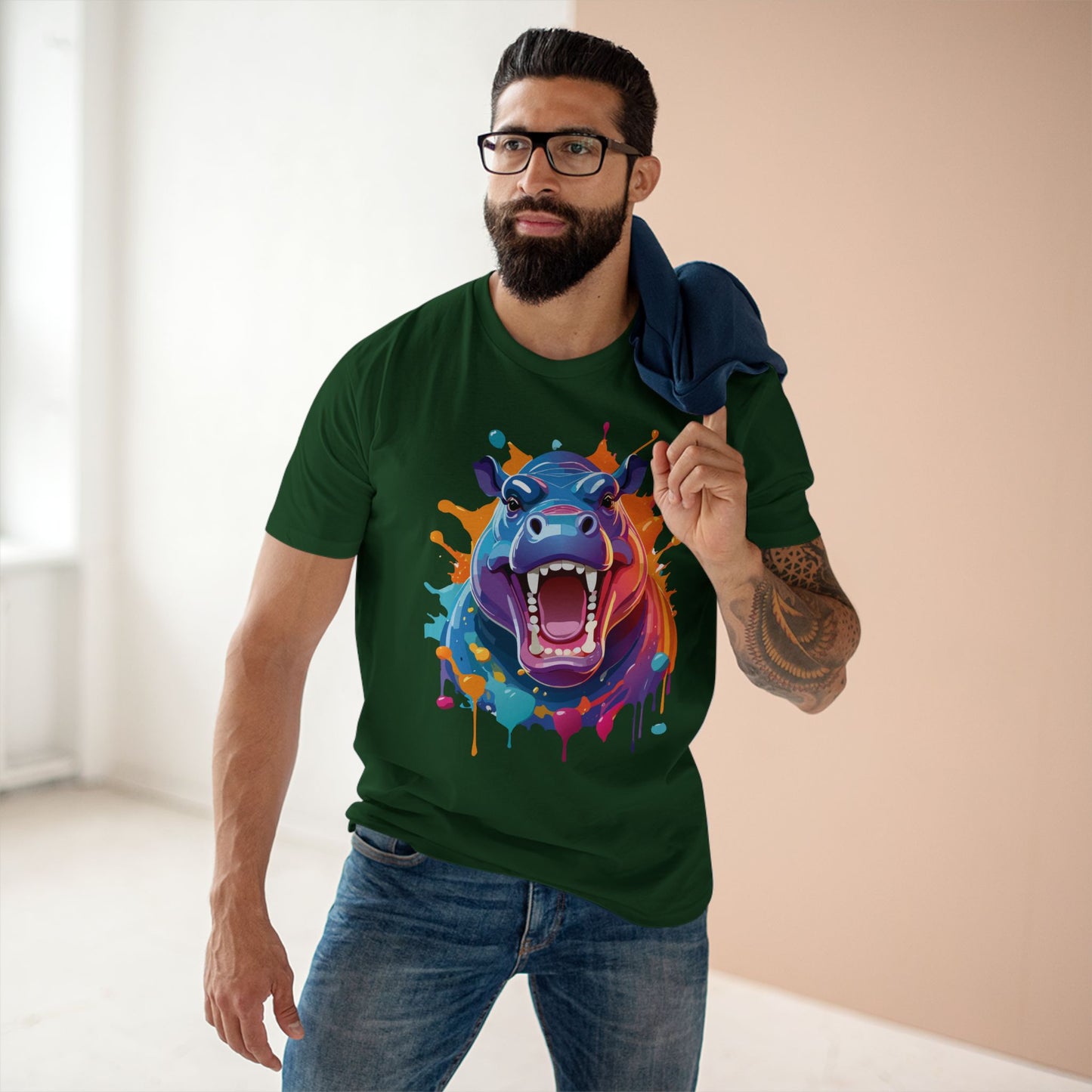 Animal Shirt, Hippo Shirt - SudokuS