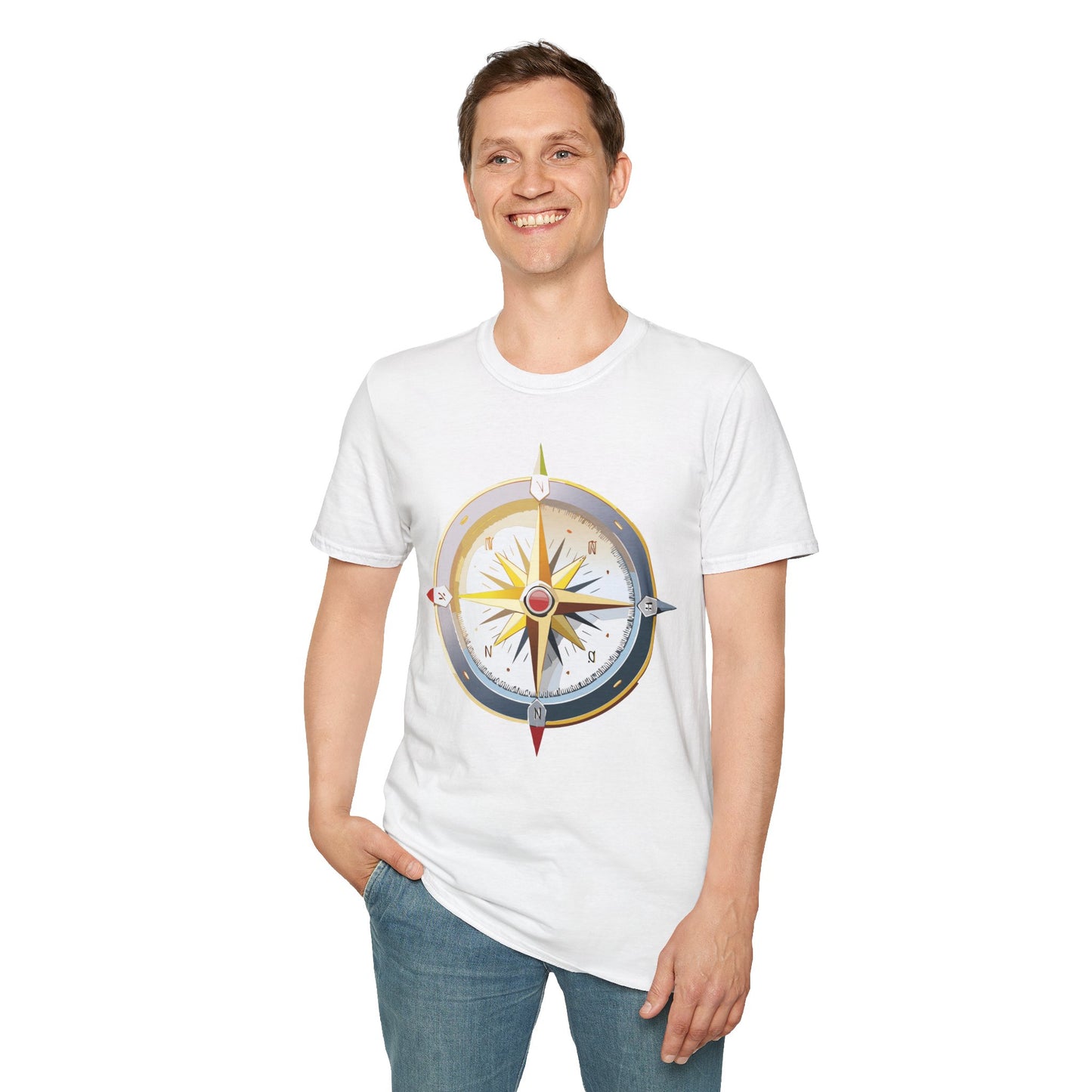 Compass T Shirt, Compass Shirt, Shirt with Compass, Navigator Shirt