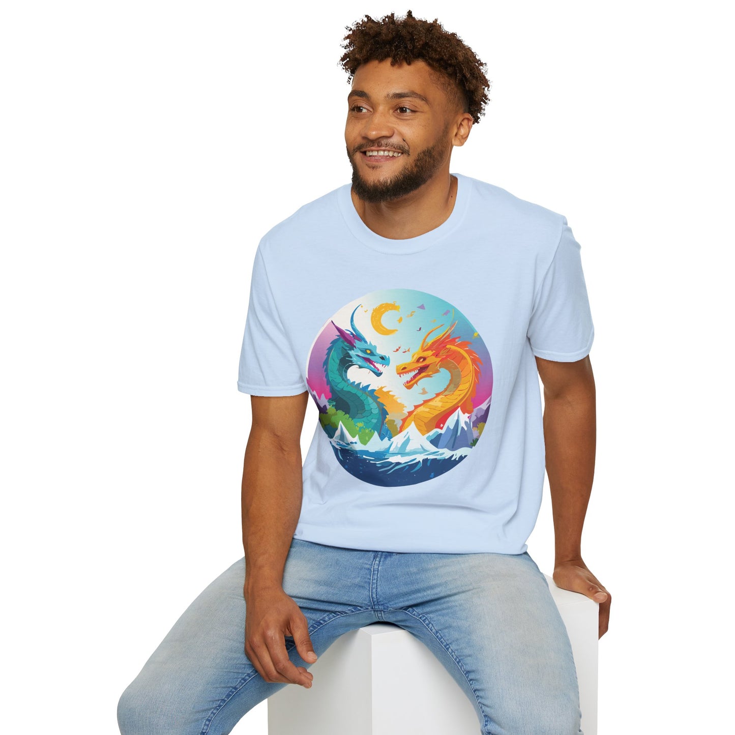 Dragon T Shirt, Dragon Shirt, Shirt with Animals, Animal Shirt