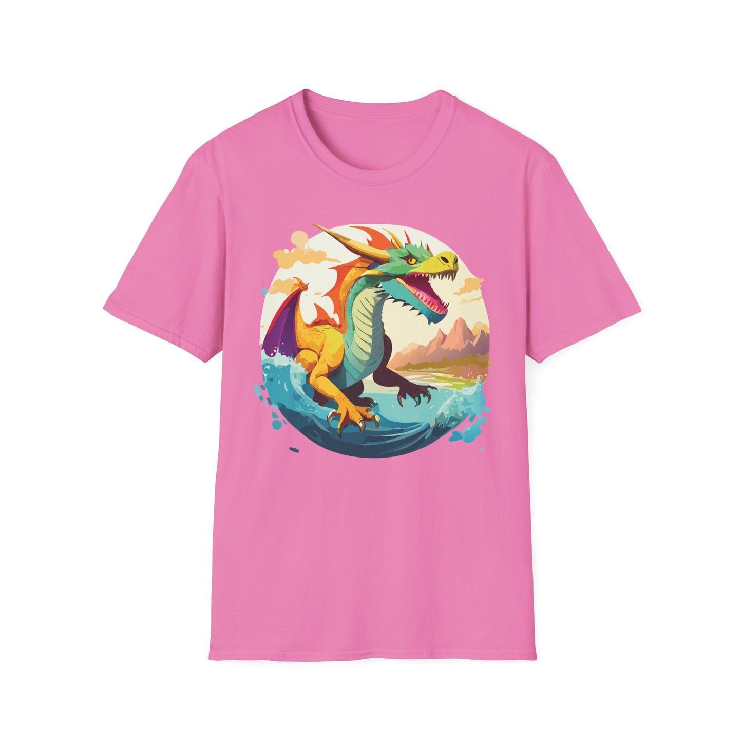 Dragon T Shirt, Dragon Shirt, Shirt with Animals, Animal Shirt