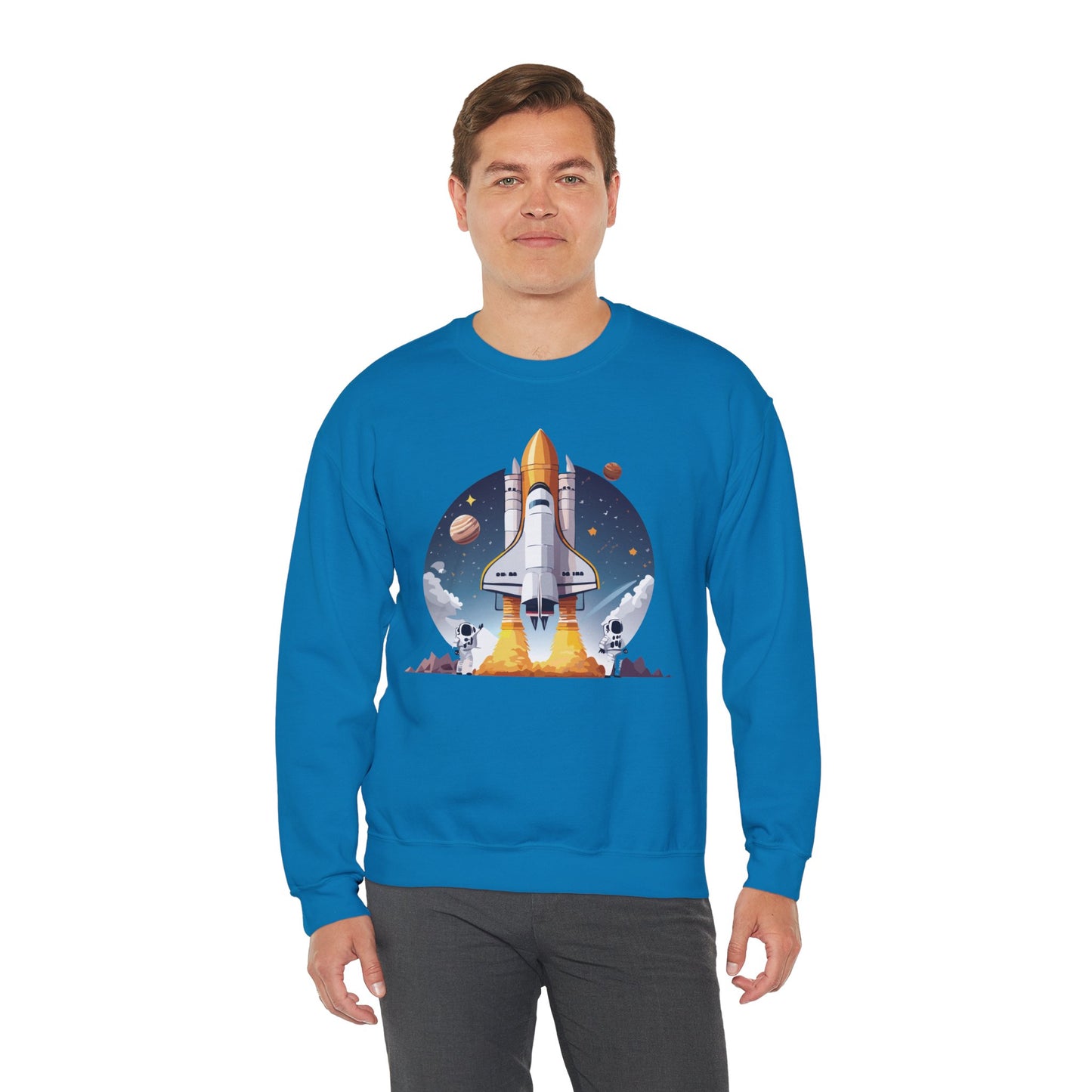 Space Shuttle Sweatshirt, Cosmic Sweatshirt, Astronaut Sweatshirt, Space Cosmic Sweatshirt