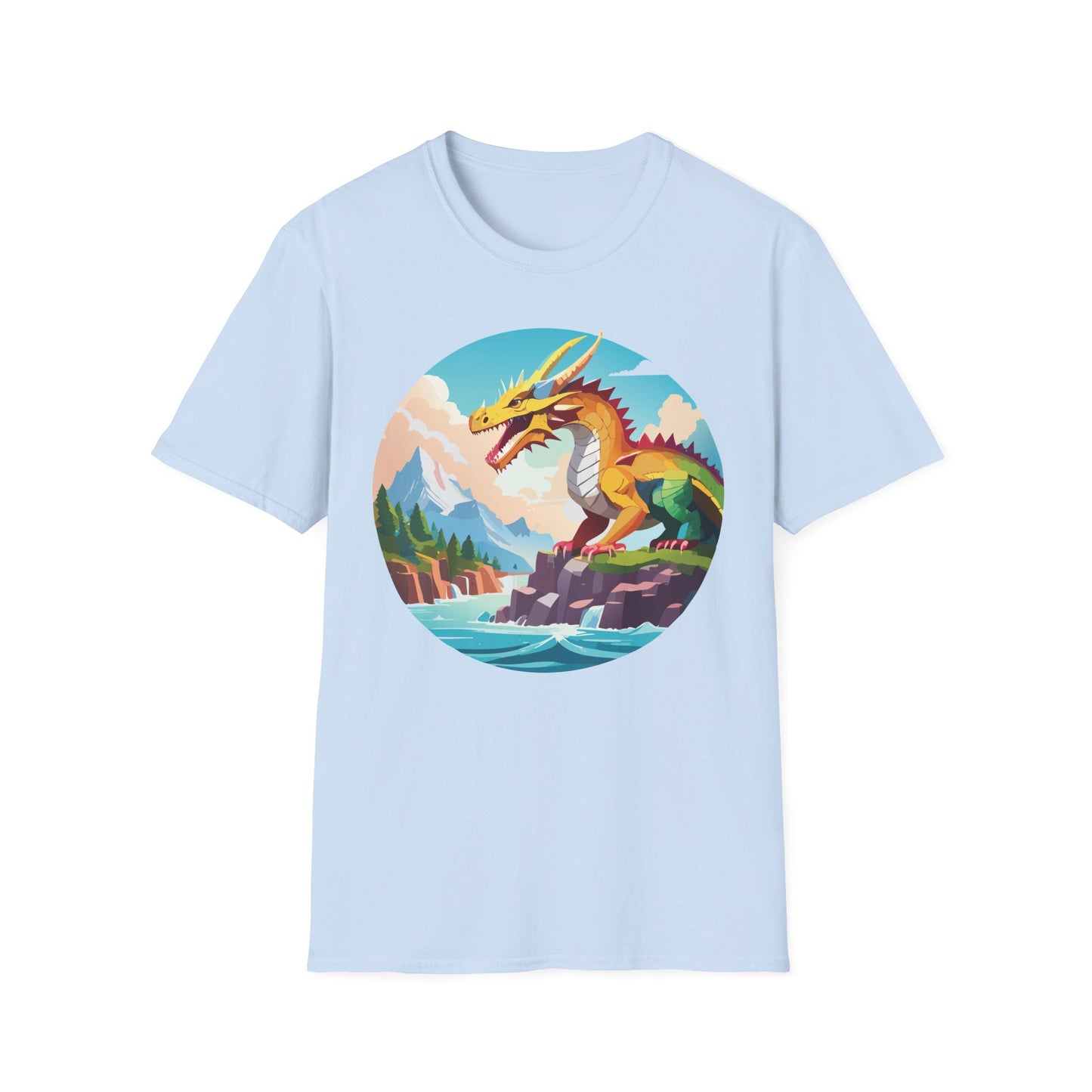 Dragon T Shirt, Dragon Shirt, Shirt with Animals, Animal Shirt