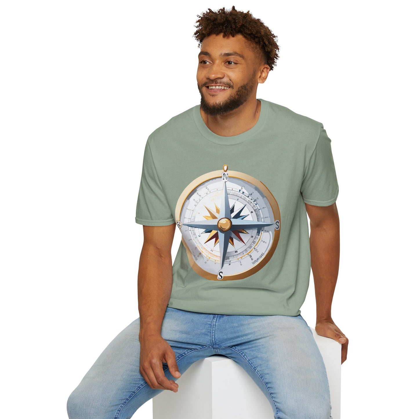 Compass T Shirt, Compass Shirt, Shirt with Compass, Navigator Shirt