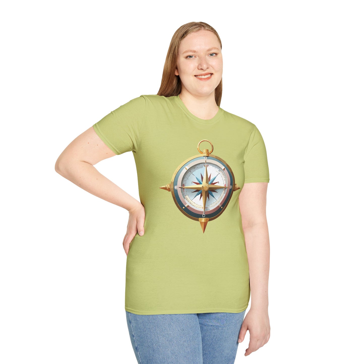 Compass T Shirt, Compass Shirt, Shirt with Compass, Navigator Shirt