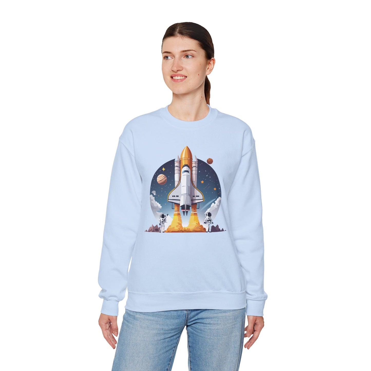 Space Shuttle Sweatshirt, Cosmic Sweatshirt, Astronaut Sweatshirt, Space Cosmic Sweatshirt