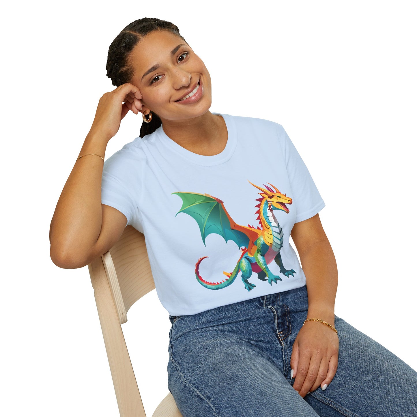 Dragon T Shirt, Dragon Shirt, Shirt with Animals, Animal Shirt