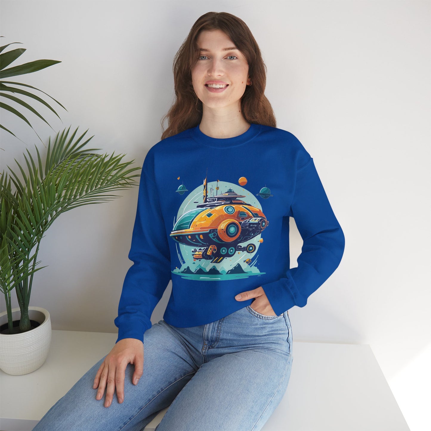 Space Shuttle Sweatshirt, Cosmic Sweatshirt, Astronaut Sweatshirt, Space Cosmic Sweatshirt