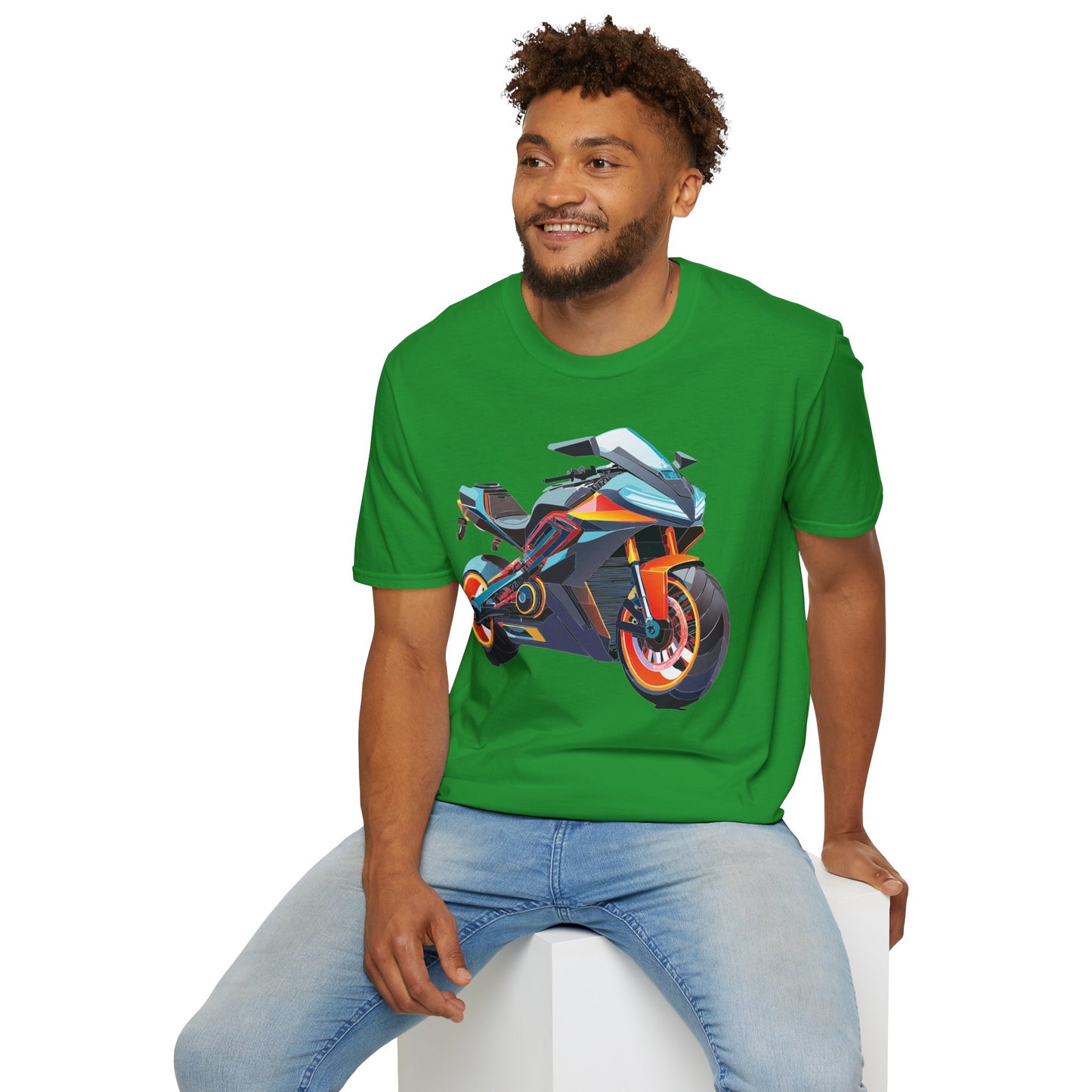 Bike T Shirt, Moto Shirt, Shirt with Motorcycle, MTB T Shirts