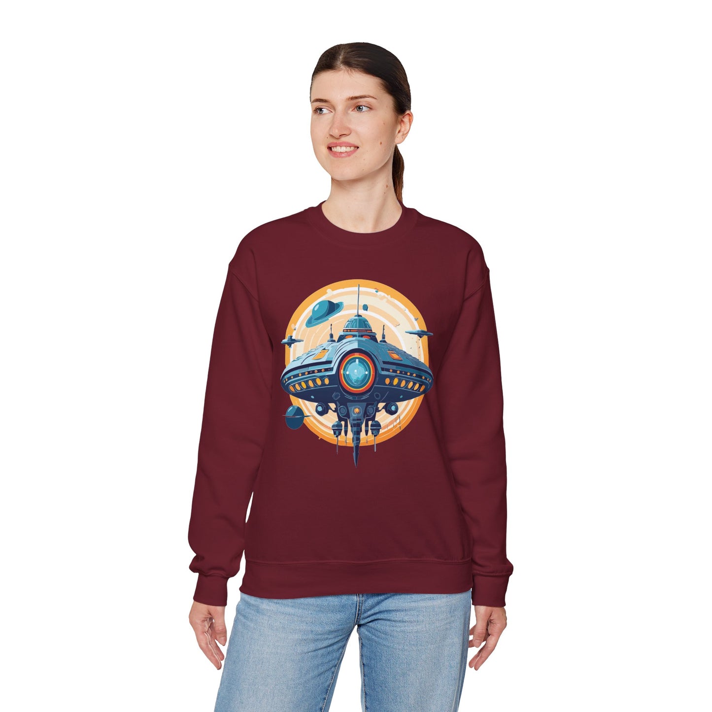 Space Shuttle Sweatshirt, Cosmic Sweatshirt, Astronaut Sweatshirt, Space Cosmic Sweatshirt