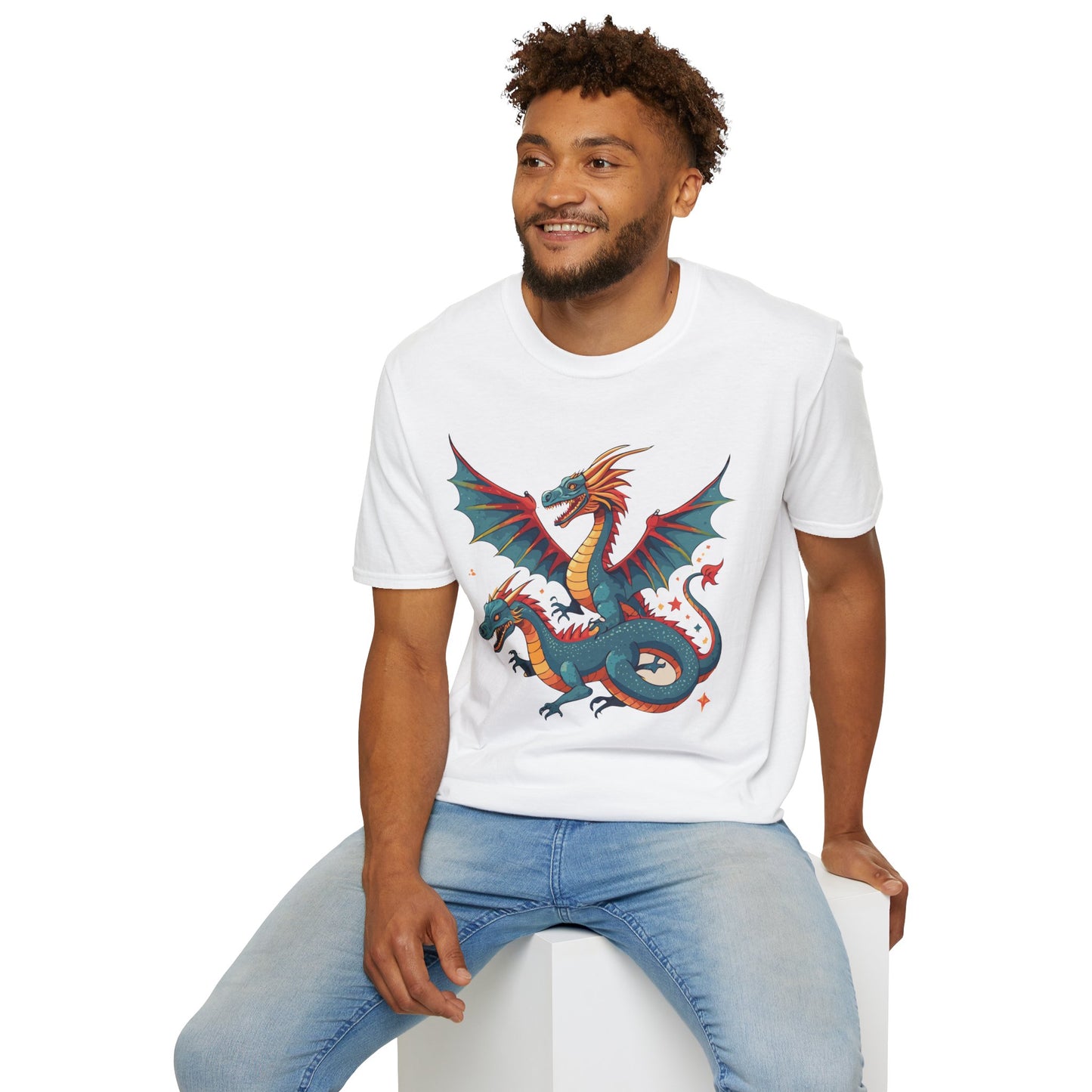 Dragon T Shirt, Dragon Shirt, Shirt with Animals, Animal Shirt