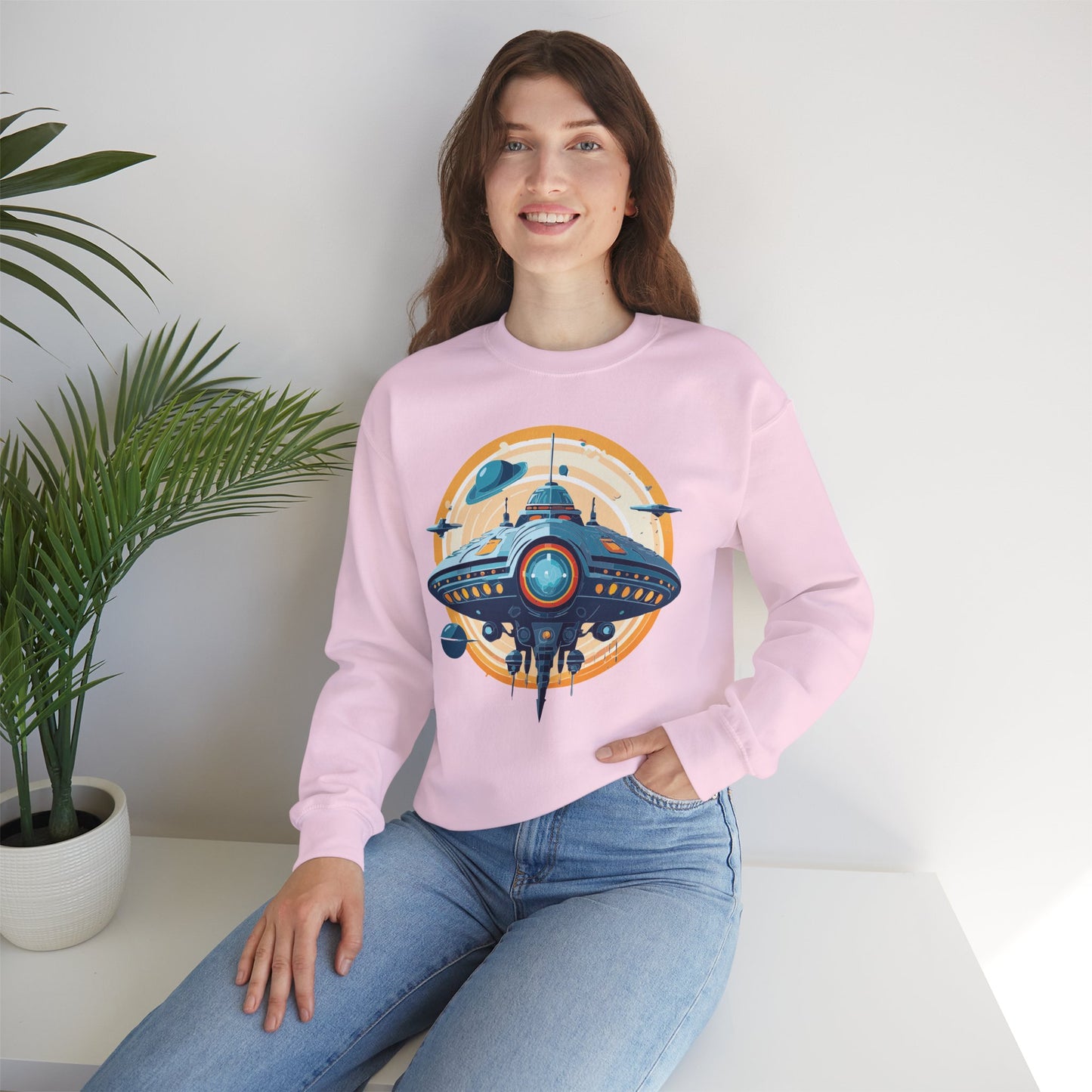 Space Shuttle Sweatshirt, Cosmic Sweatshirt, Astronaut Sweatshirt, Space Cosmic Sweatshirt