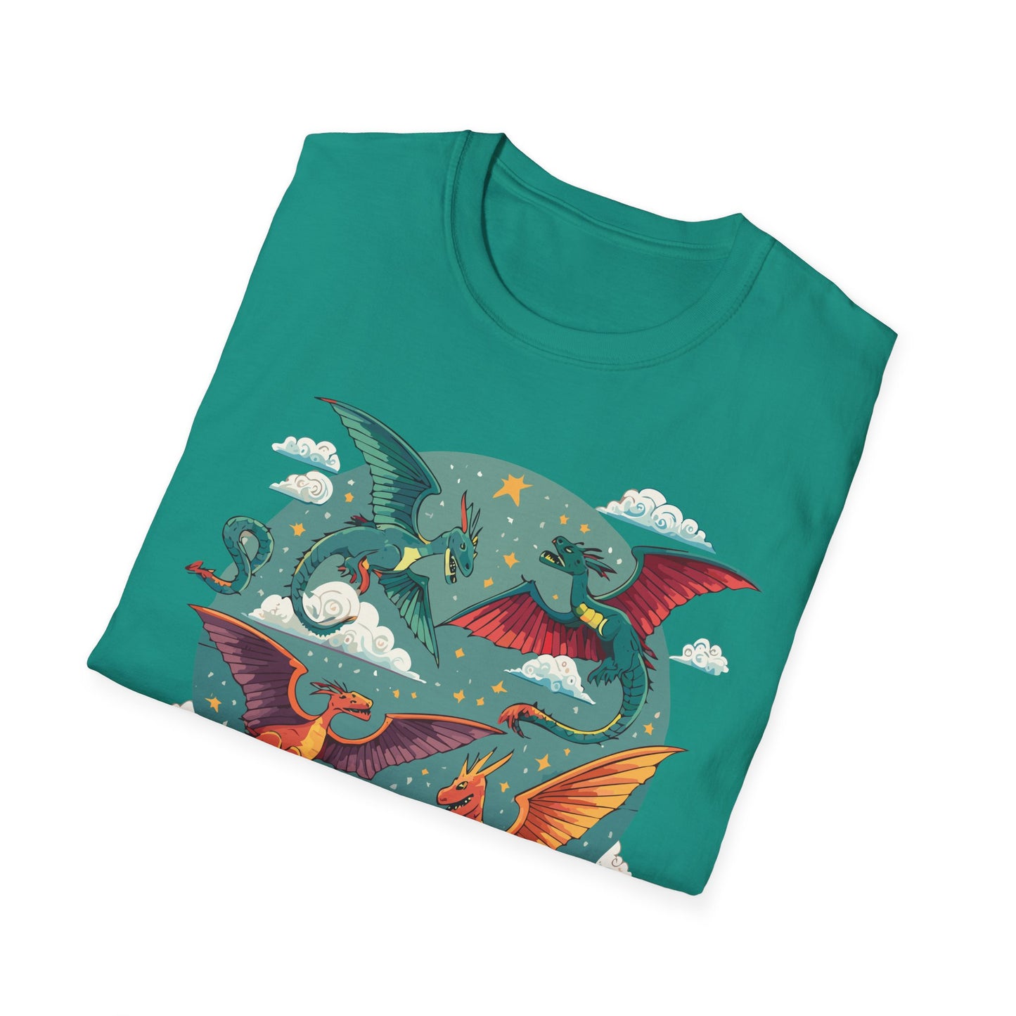 Dragon T Shirt, Dragon Shirt, Shirt with Animals, Animal Shirt