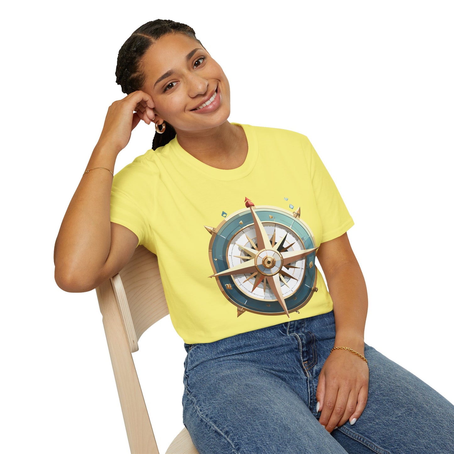 Compass T Shirt, Compass Shirt, Shirt with Compass, Navigator Shirt