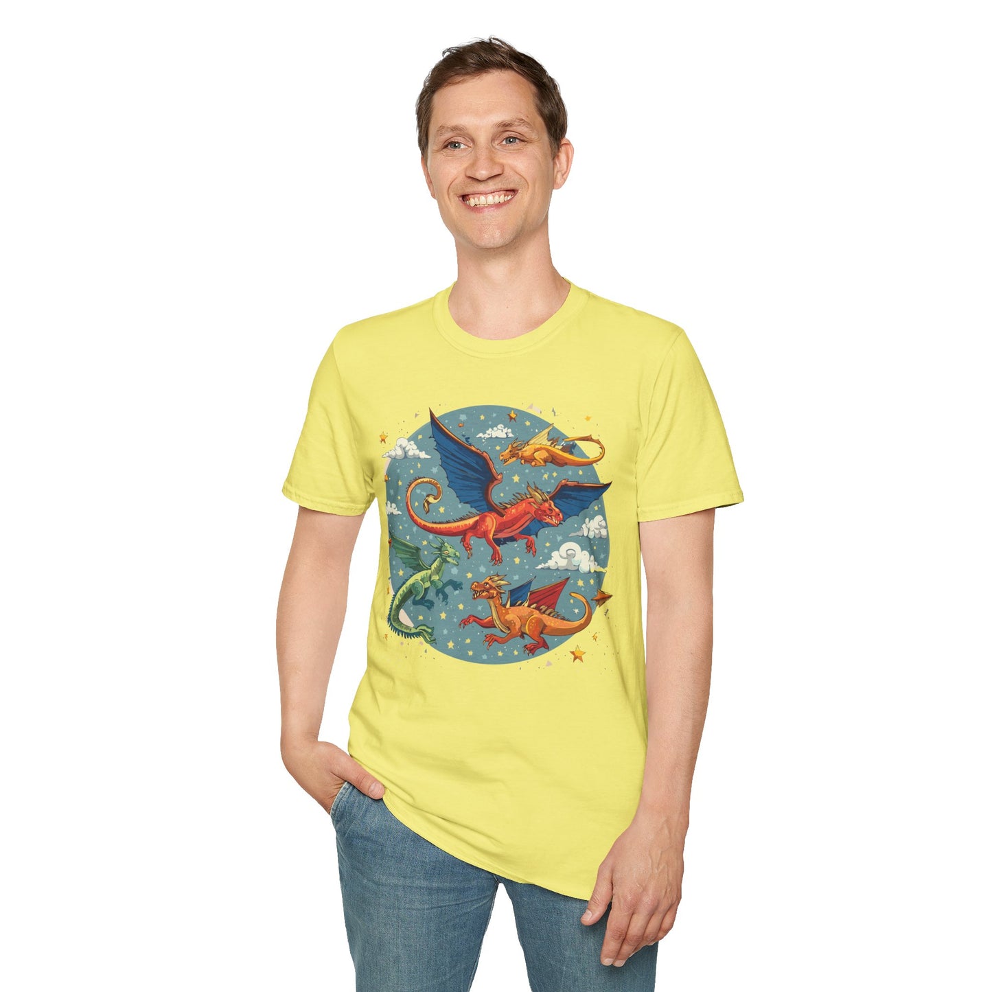 Dragon T Shirt, Dragon Shirt, Shirt with Animals, Animal Shirt
