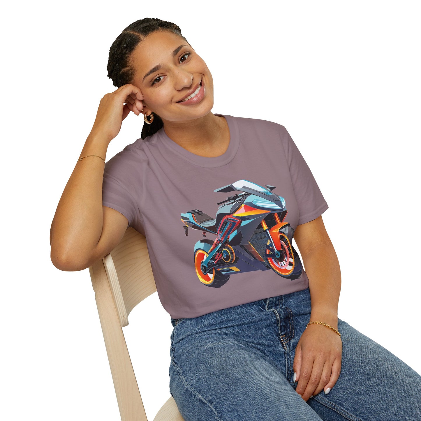 Bike T Shirt, Moto Shirt, Shirt with Motorcycle, MTB T Shirts