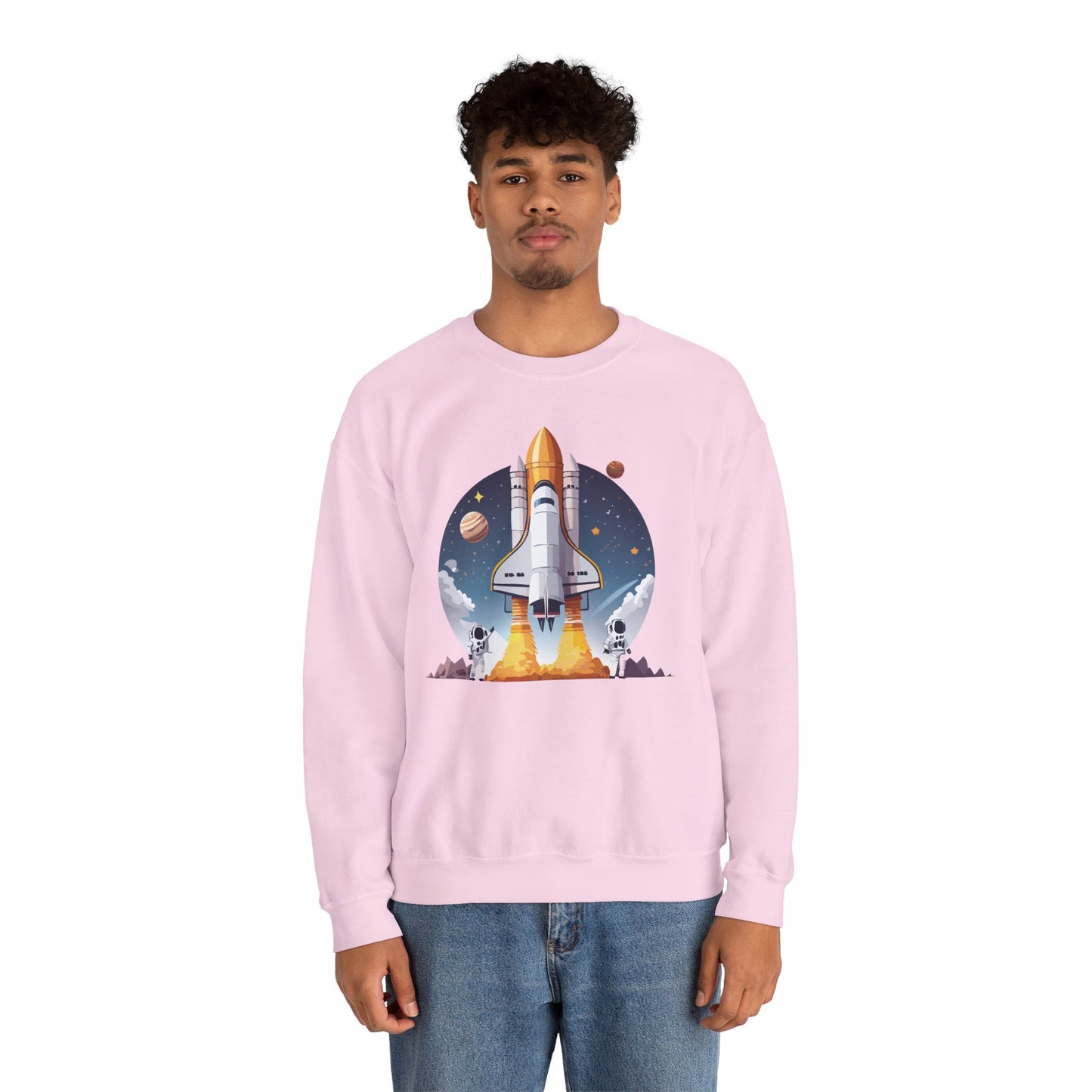 Space Shuttle Sweatshirt, Cosmic Sweatshirt, Astronaut Sweatshirt, Space Cosmic Sweatshirt