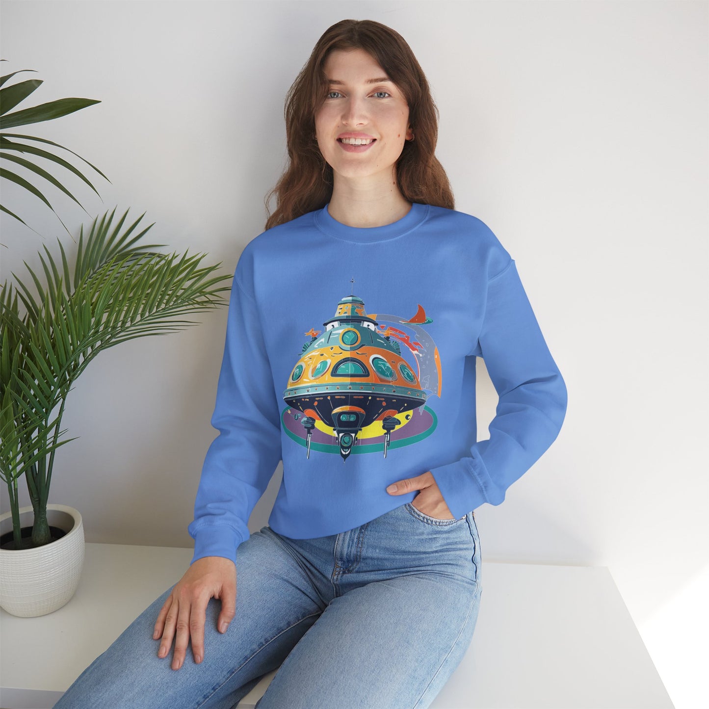Space Shuttle Sweatshirt, Cosmic Sweatshirt, Astronaut Sweatshirt, Space Cosmic Sweatshirt