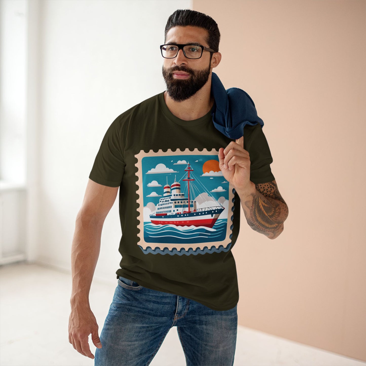 Stamp Shirt, Postage Stamp Shirt
