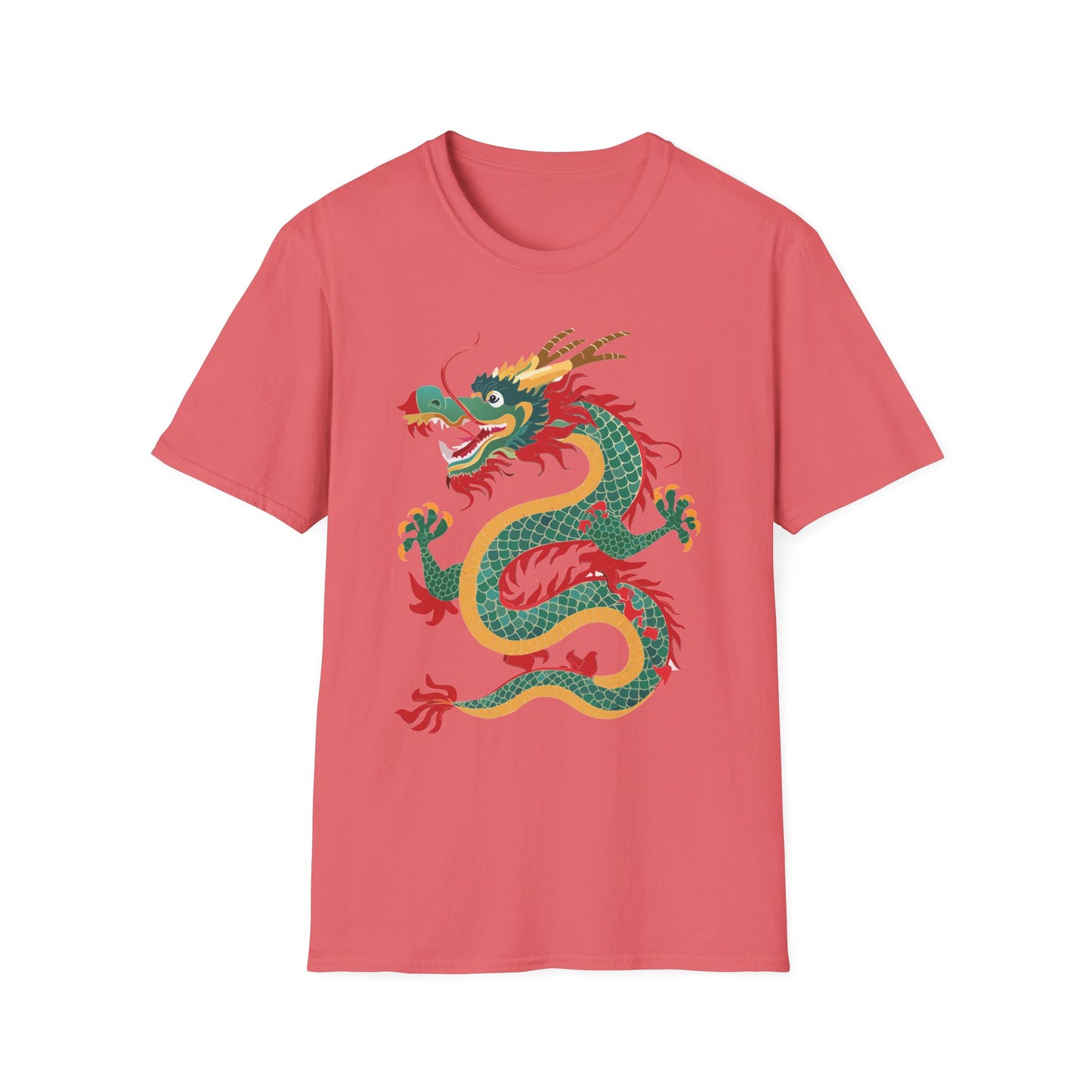 Dragon T Shirt, Dragon Shirt, Shirt with Animals, Animal Shirt