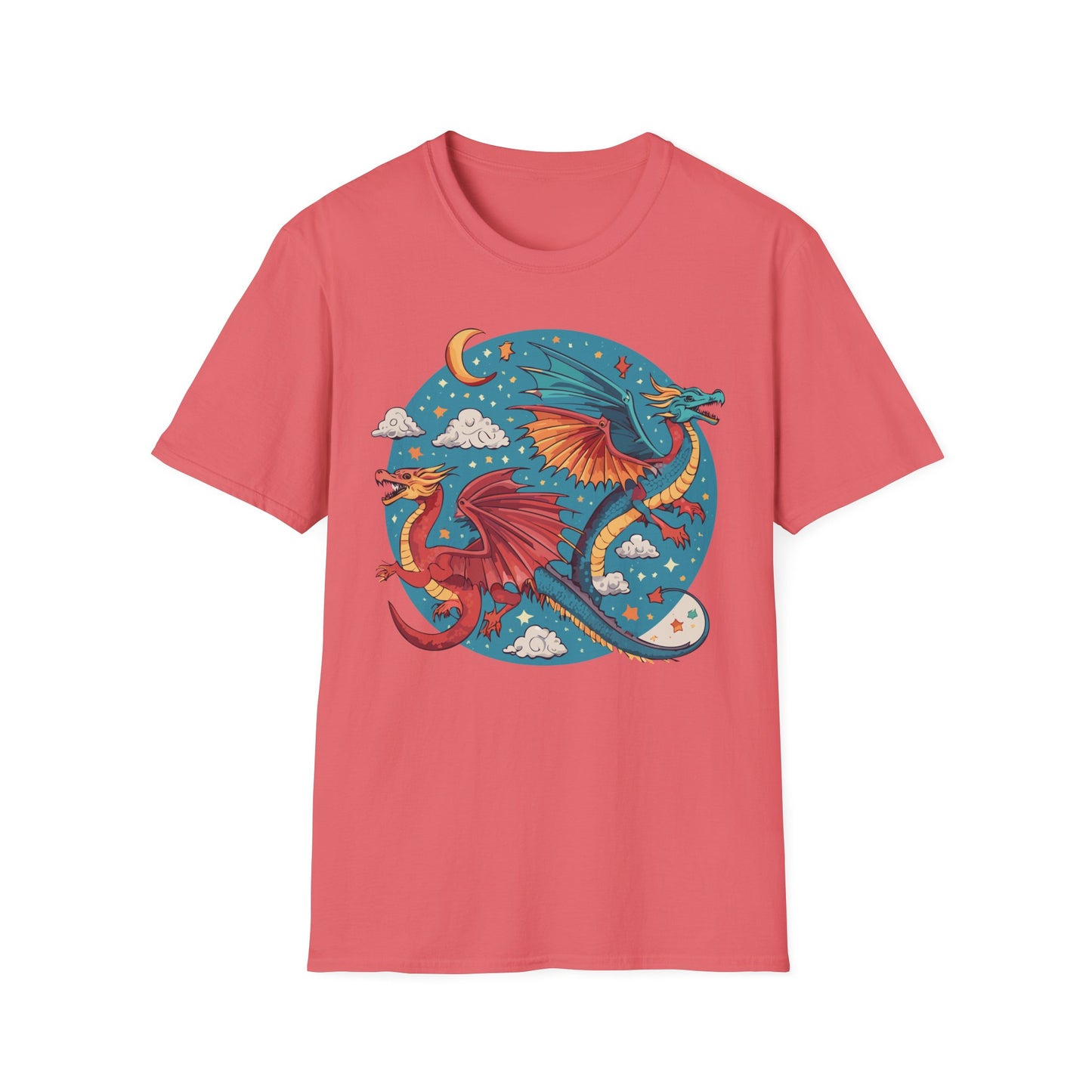 Dragon T Shirt, Dragon Shirt, Shirt with Animals, Animal Shirt