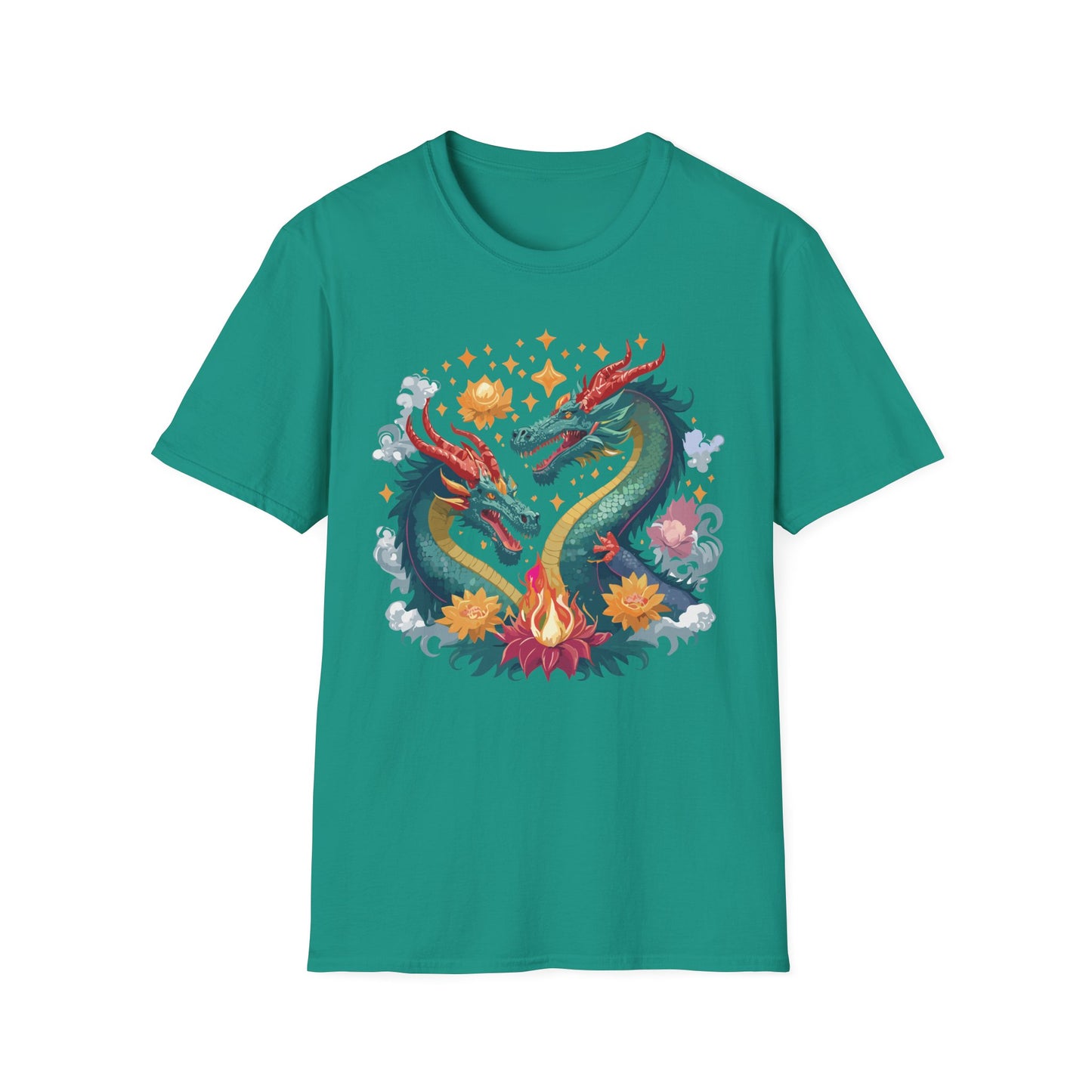 Dragon T Shirt, Dragon Shirt, Shirt with Animals, Animal Shirt