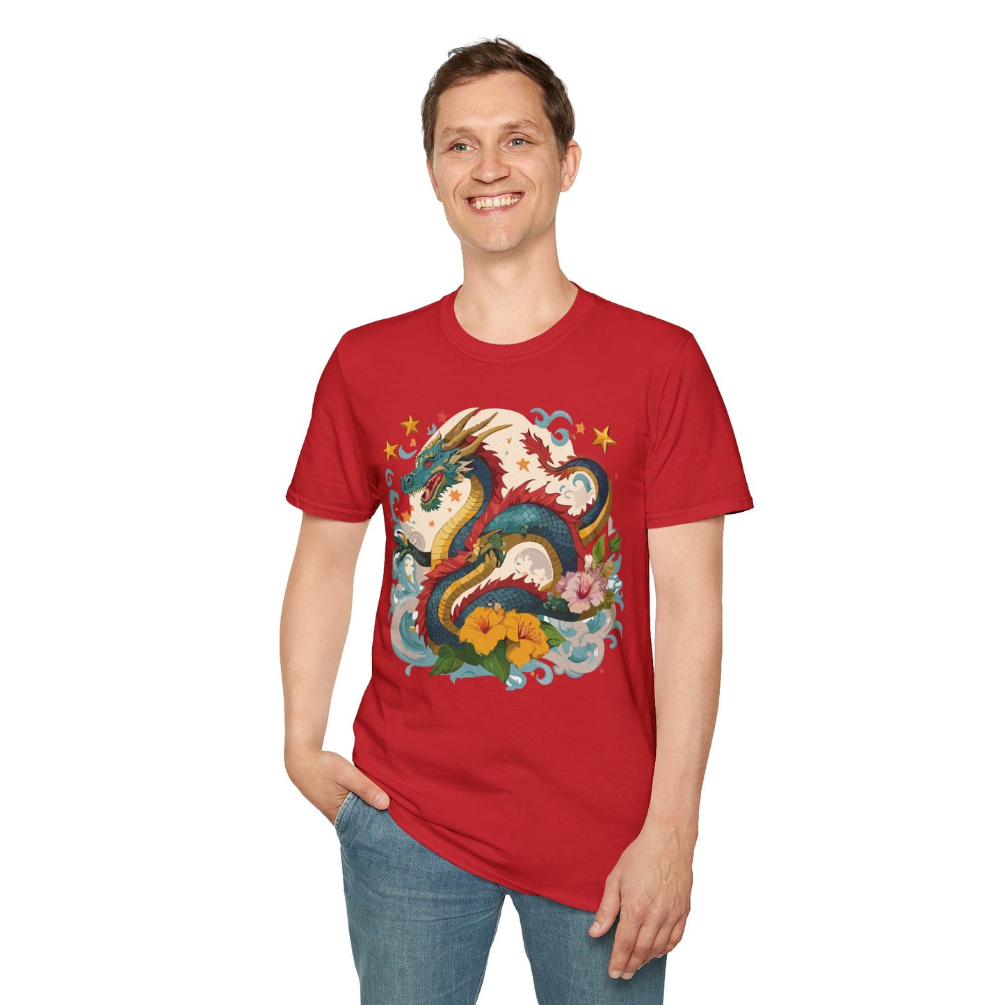 Dragon T Shirt, Dragon Shirt, Shirt with Animals, Animal Shirt