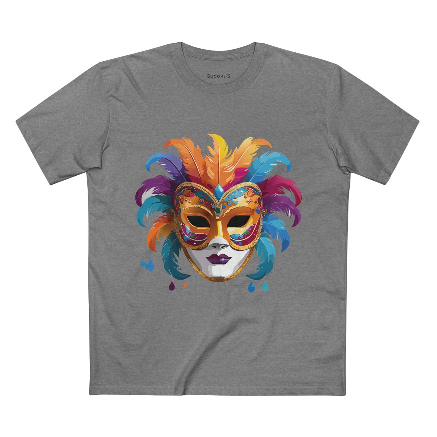 Mask Shirt, Shirt with Face - SudokuS