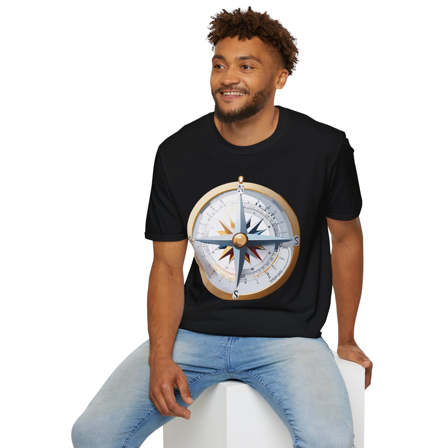 Compass T Shirt, Compass Shirt, Shirt with Compass, Navigator Shirt