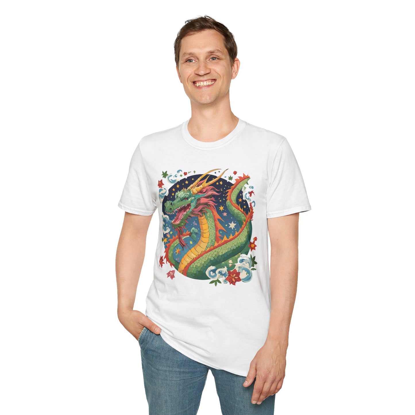 Dragon T Shirt, Dragon Shirt, Shirt with Animals, Animal Shirt