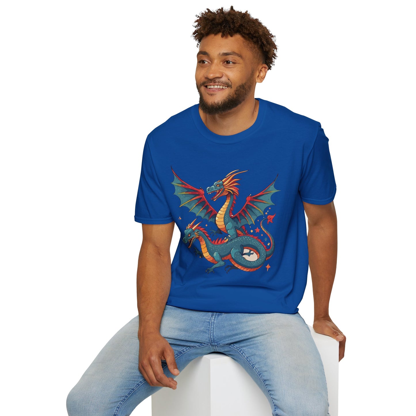 Dragon T Shirt, Dragon Shirt, Shirt with Animals, Animal Shirt