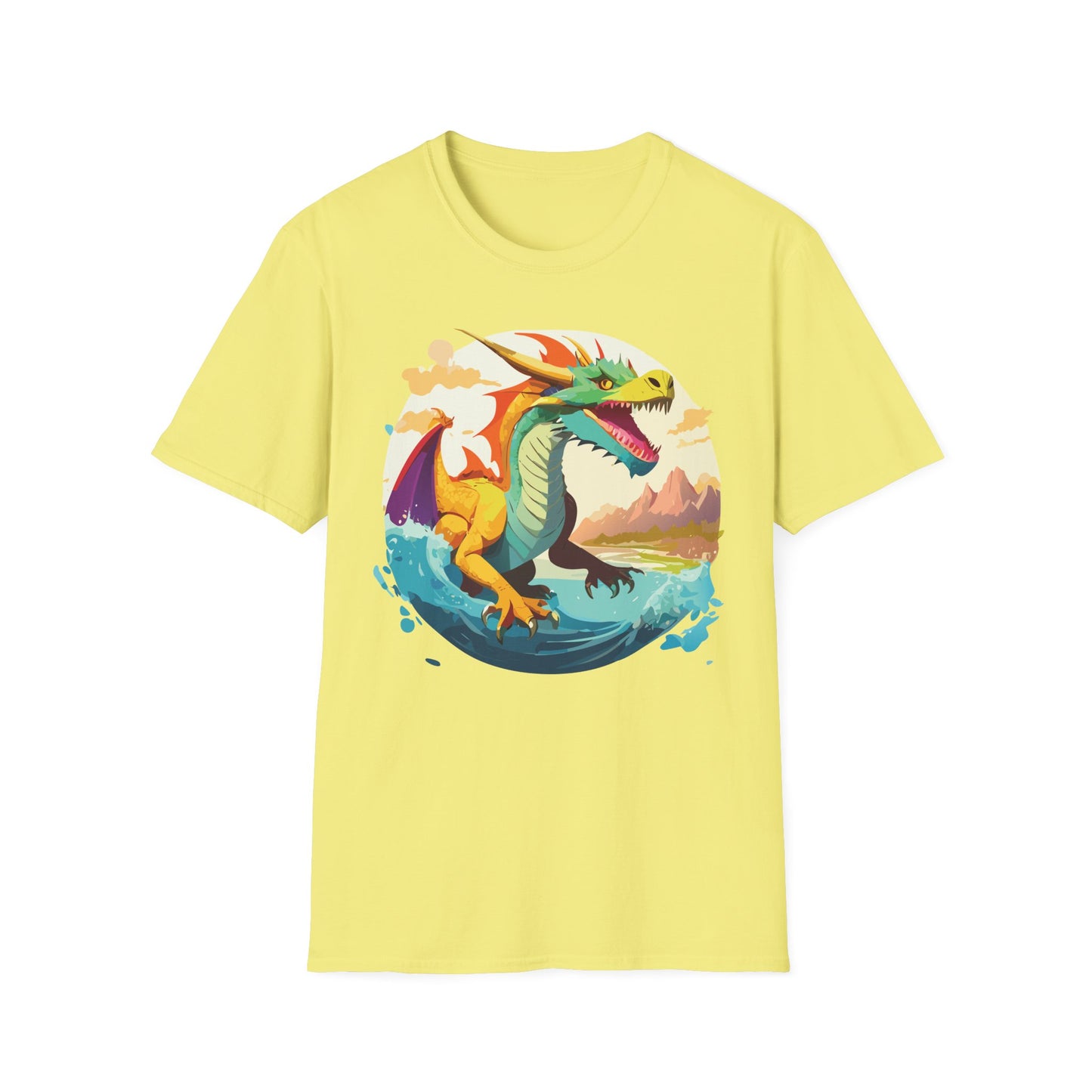 Dragon T Shirt, Dragon Shirt, Shirt with Animals, Animal Shirt