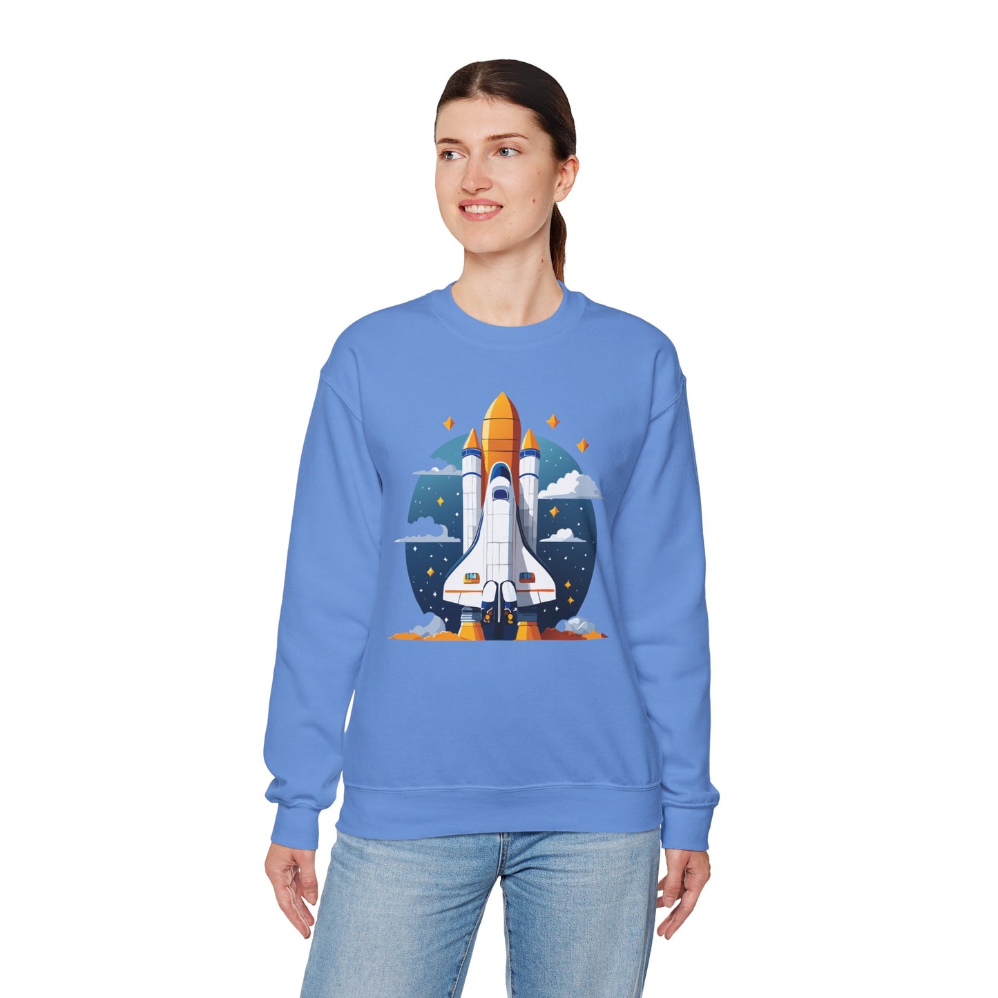 Space Shuttle Sweatshirt, Cosmic Sweatshirt, Astronaut Sweatshirt, Space Cosmic Sweatshirt