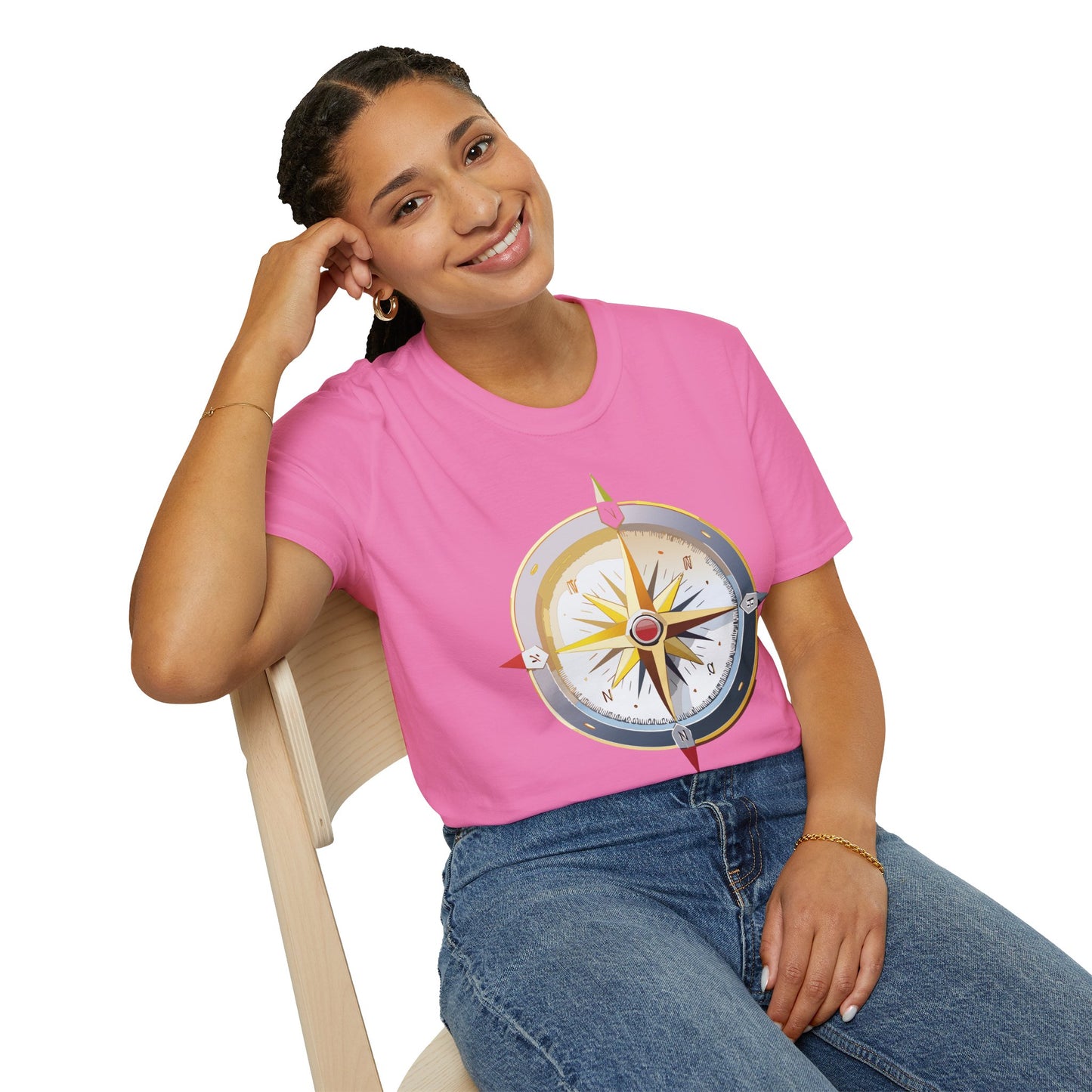 Compass T Shirt, Compass Shirt, Shirt with Compass, Navigator Shirt