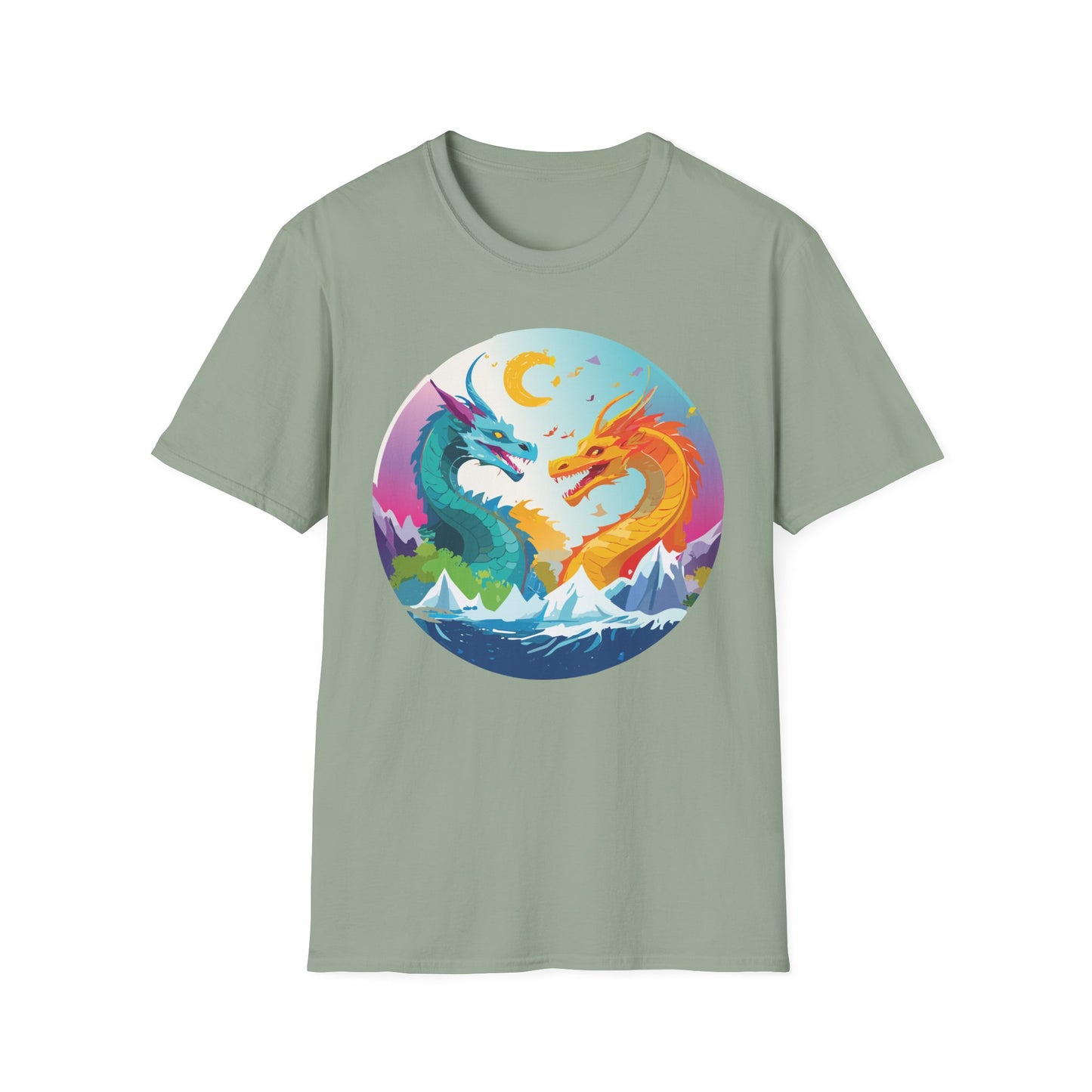 Dragon T Shirt, Dragon Shirt, Shirt with Animals, Animal Shirt