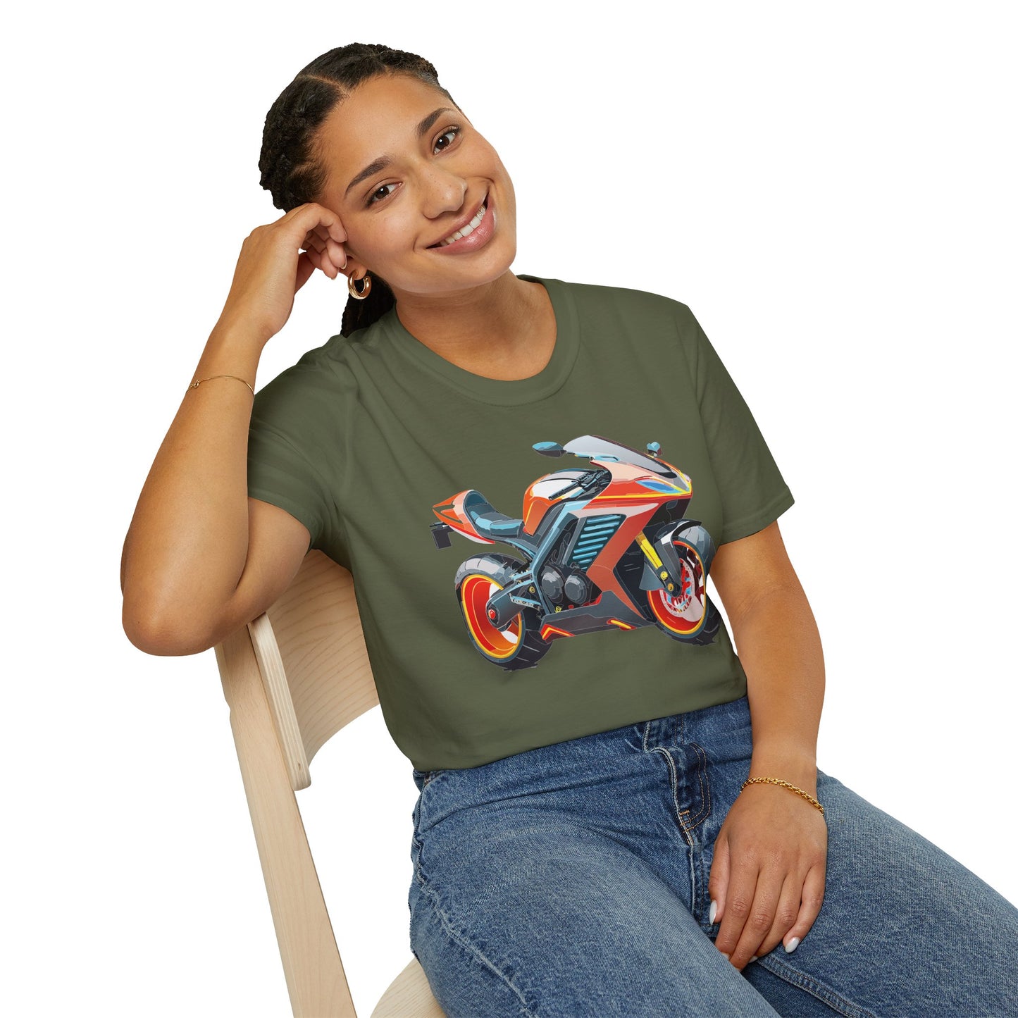 Bike T Shirt, Moto Shirt, Shirt with Motorcycle, MTB T Shirts