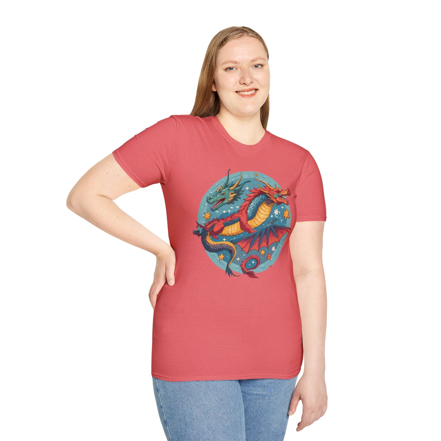Dragon T Shirt, Dragon Shirt, Shirt with Animals, Animal Shirt