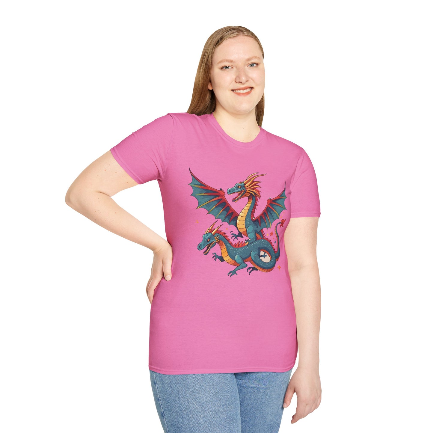 Dragon T Shirt, Dragon Shirt, Shirt with Animals, Animal Shirt