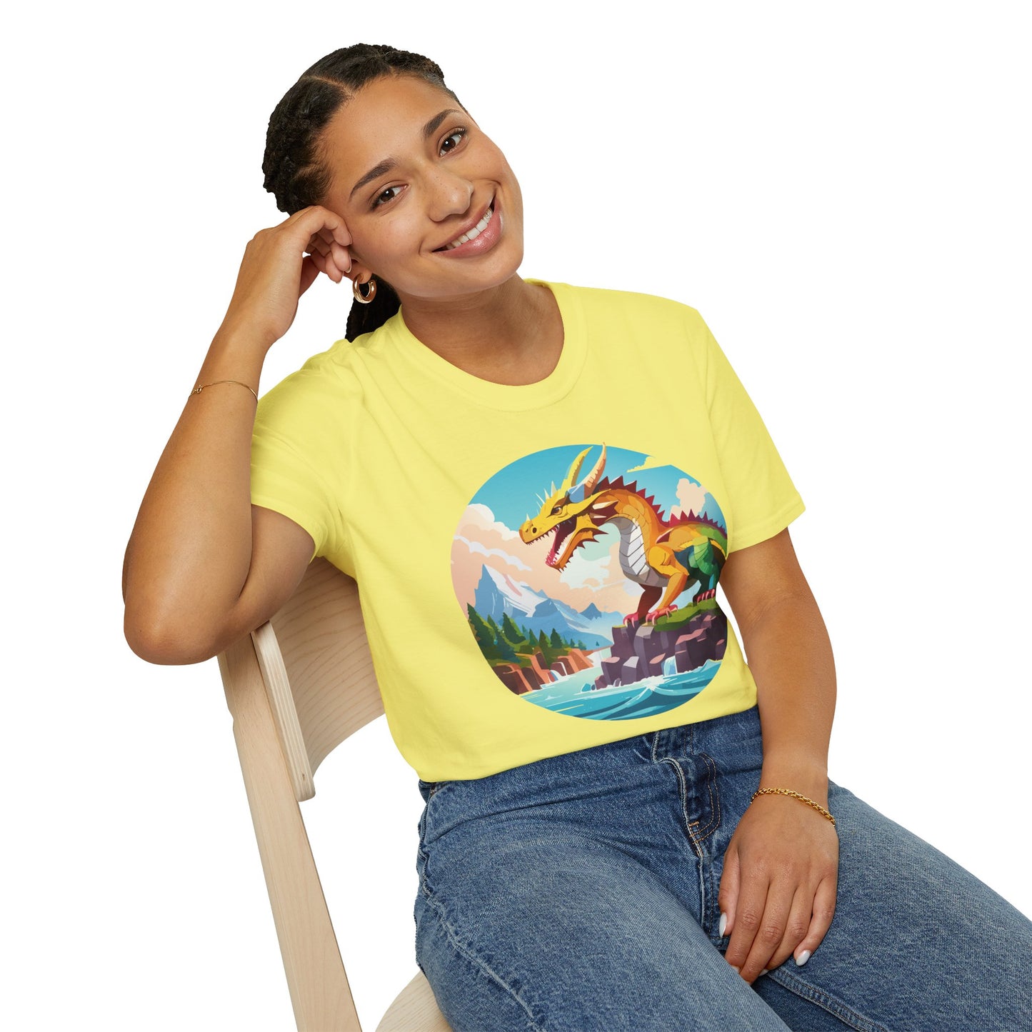 Dragon T Shirt, Dragon Shirt, Shirt with Animals, Animal Shirt
