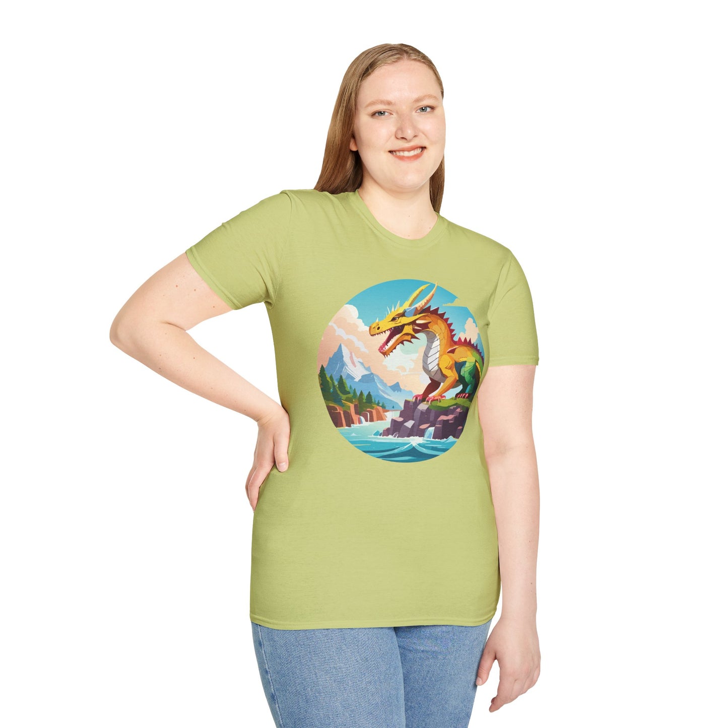 Dragon T Shirt, Dragon Shirt, Shirt with Animals, Animal Shirt