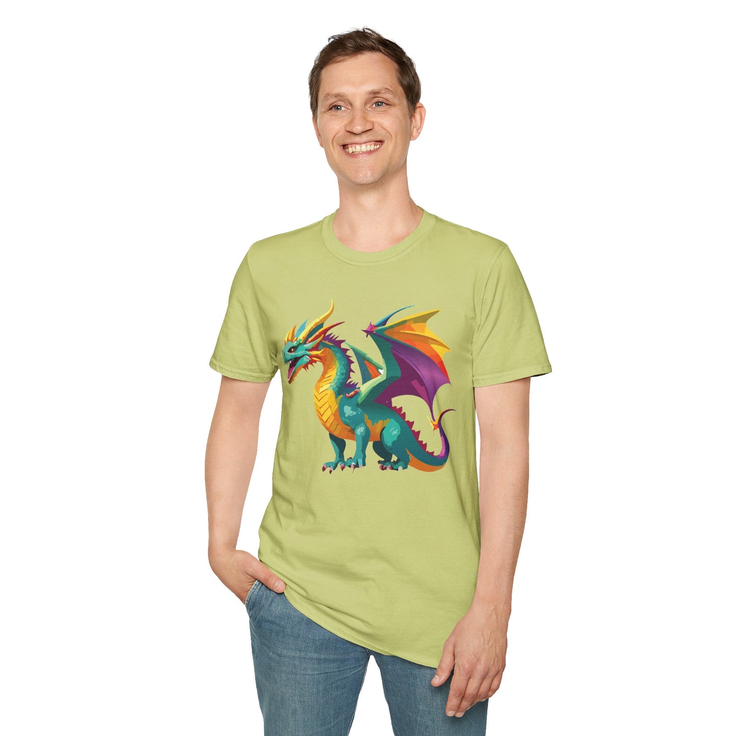 Dragon T Shirt, Dragon Shirt, Shirt with Animals, Animal Shirt