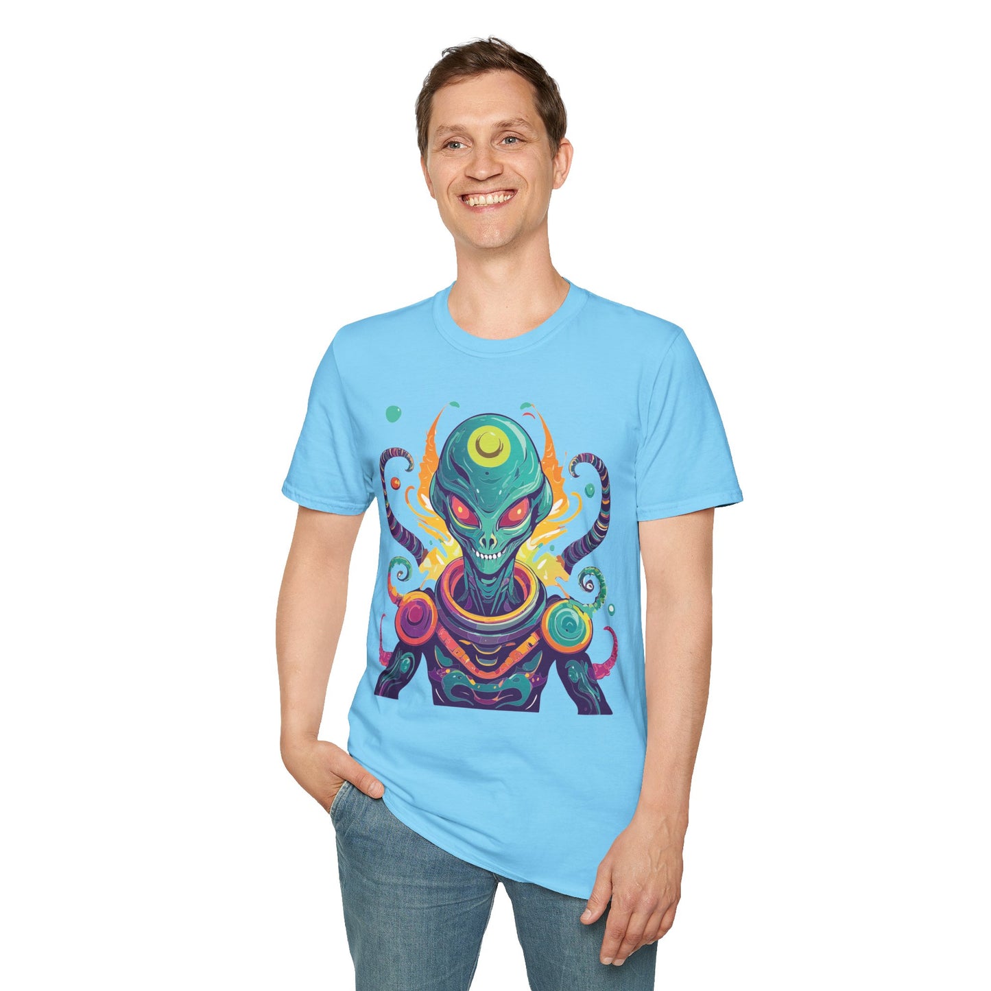 Alien T Shirt, Cosmos Shirt, Shirt with Aliens, Cosmo Shirts