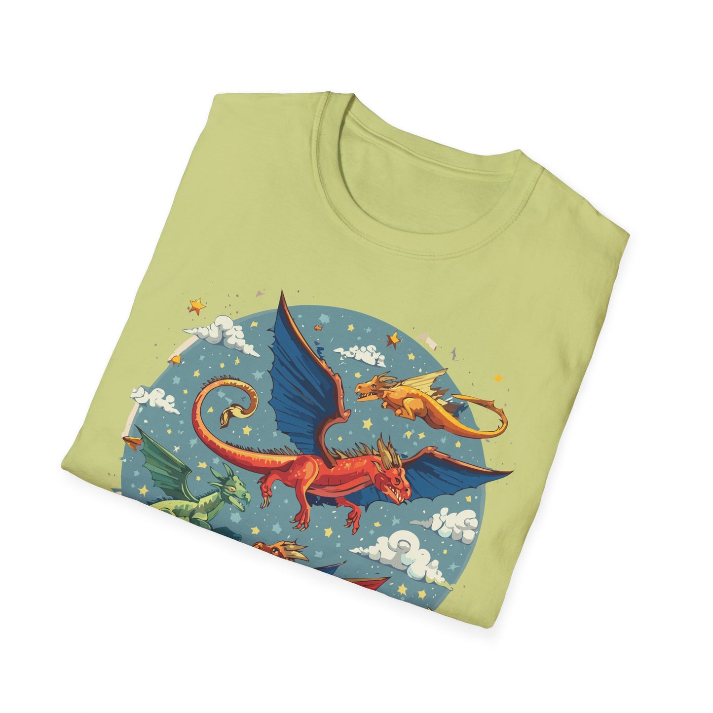 Dragon T Shirt, Dragon Shirt, Shirt with Animals, Animal Shirt