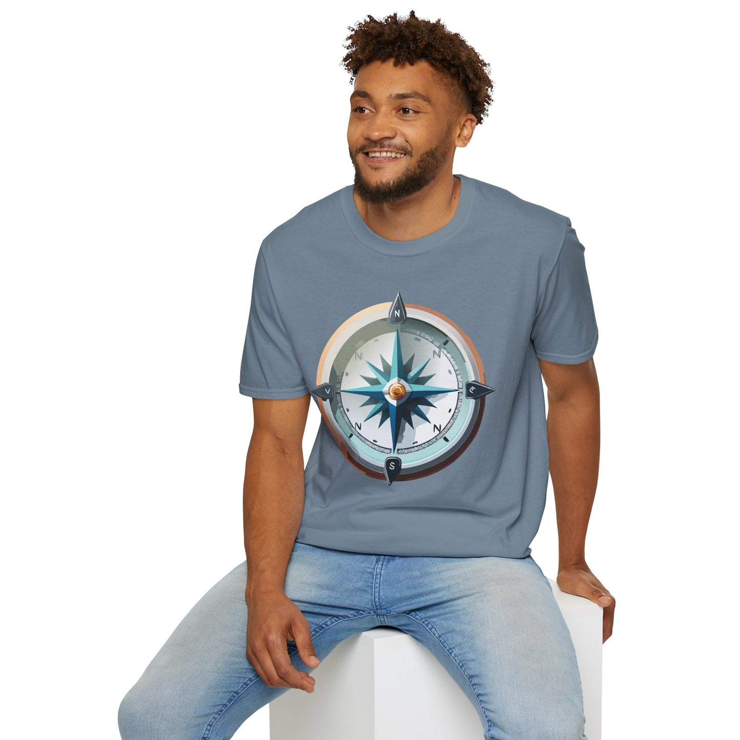 Compass T Shirt, Compass Shirt, Shirt with Compass, Navigator Shirt