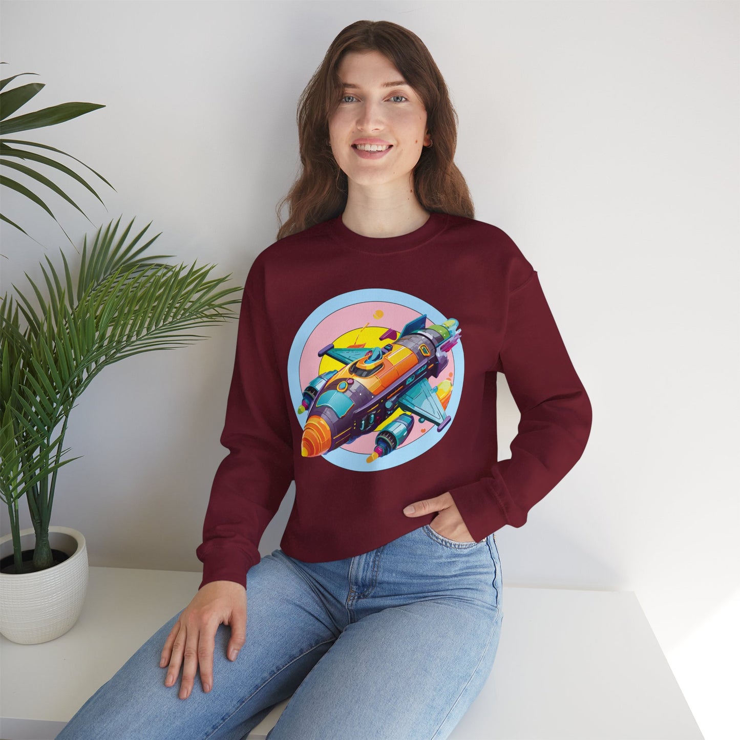 Space Shuttle Sweatshirt, Cosmic Sweatshirt, Astronaut Sweatshirt, Space Cosmic Sweatshirt