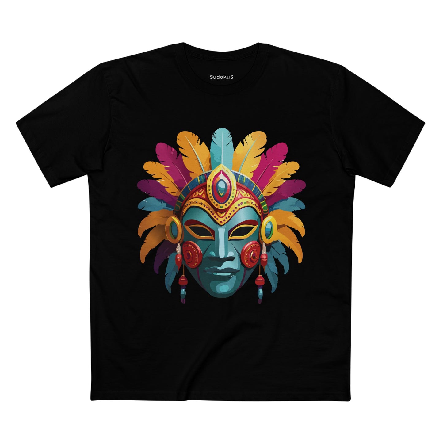 Mask Shirt, Shirt with Face - SudokuS