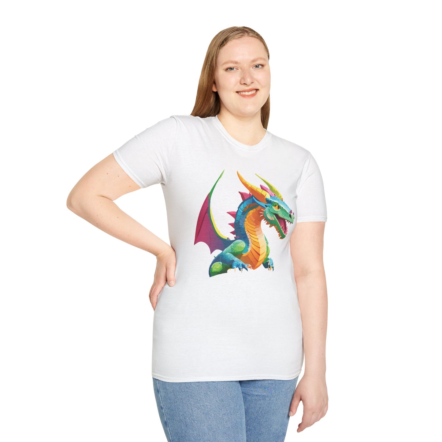 Dragon T Shirt, Dragon Shirt, Shirt with Animals, Animal Shirt