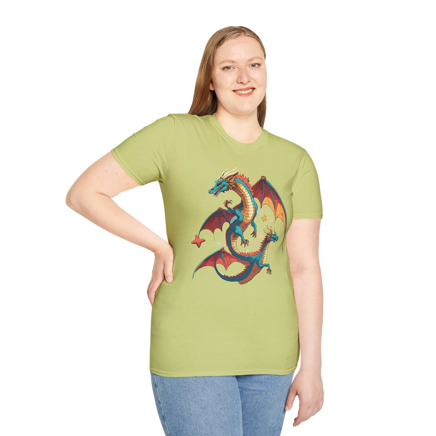 Dragon T Shirt, Dragon Shirt, Shirt with Animals, Animal Shirt