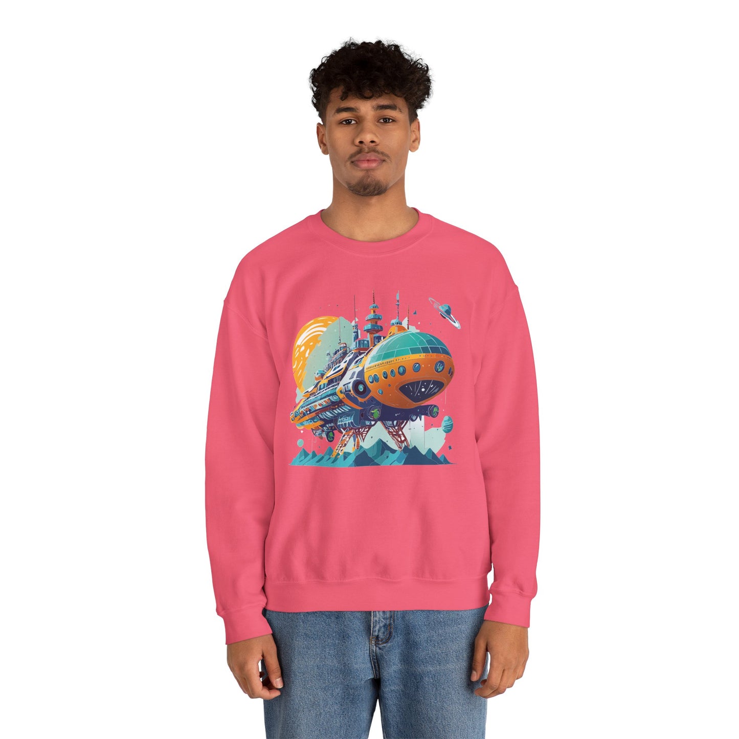 Space Shuttle Sweatshirt, Cosmic Sweatshirt, Astronaut Sweatshirt, Space Cosmic Sweatshirt