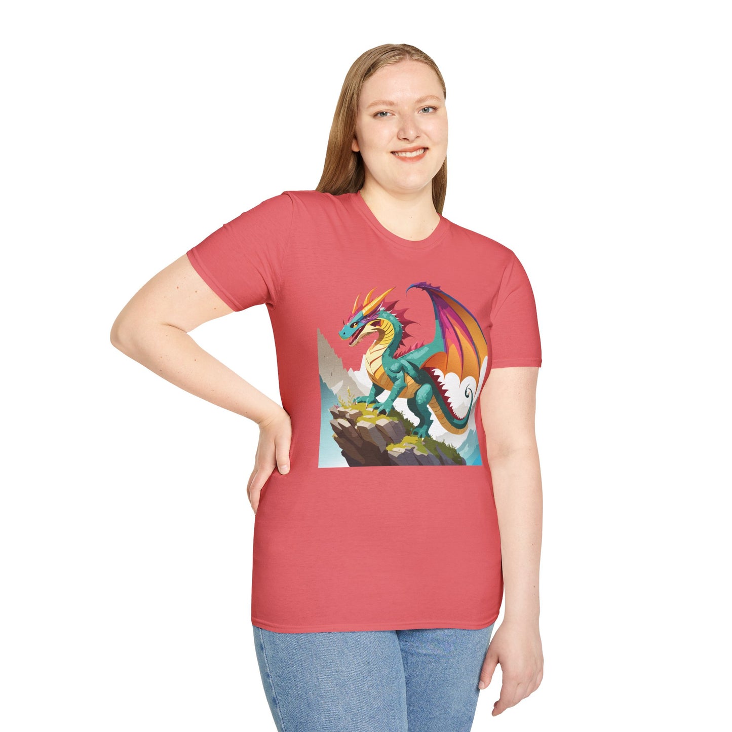 Dragon T Shirt, Dragon Shirt, Shirt with Animals, Animal Shirt