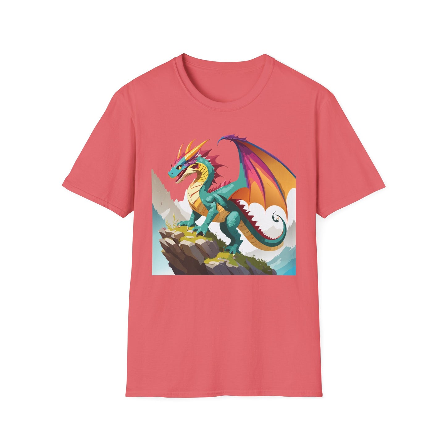 Dragon T Shirt, Dragon Shirt, Shirt with Animals, Animal Shirt
